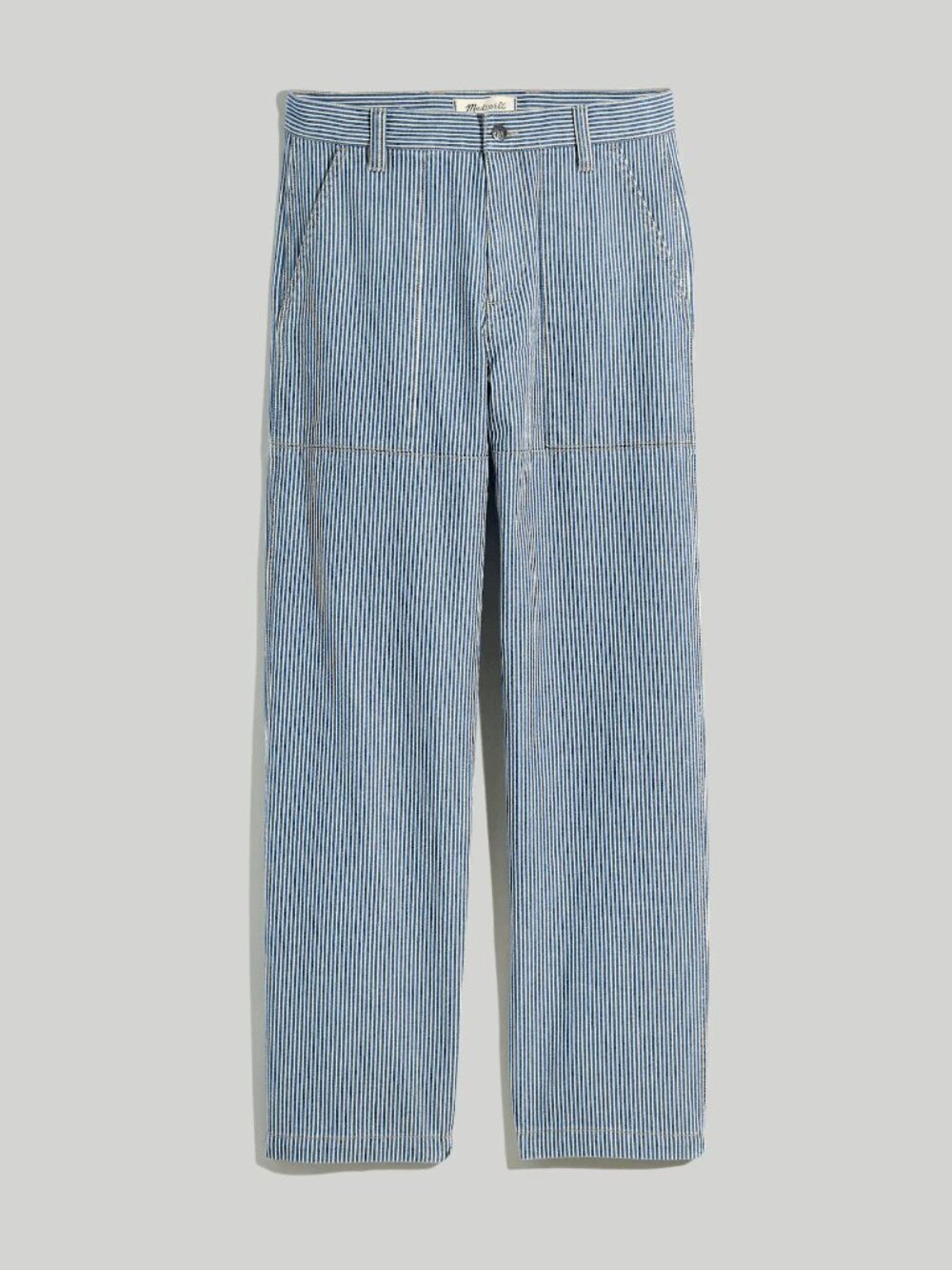 Madewell Baggy Surplus Pants in Stripe